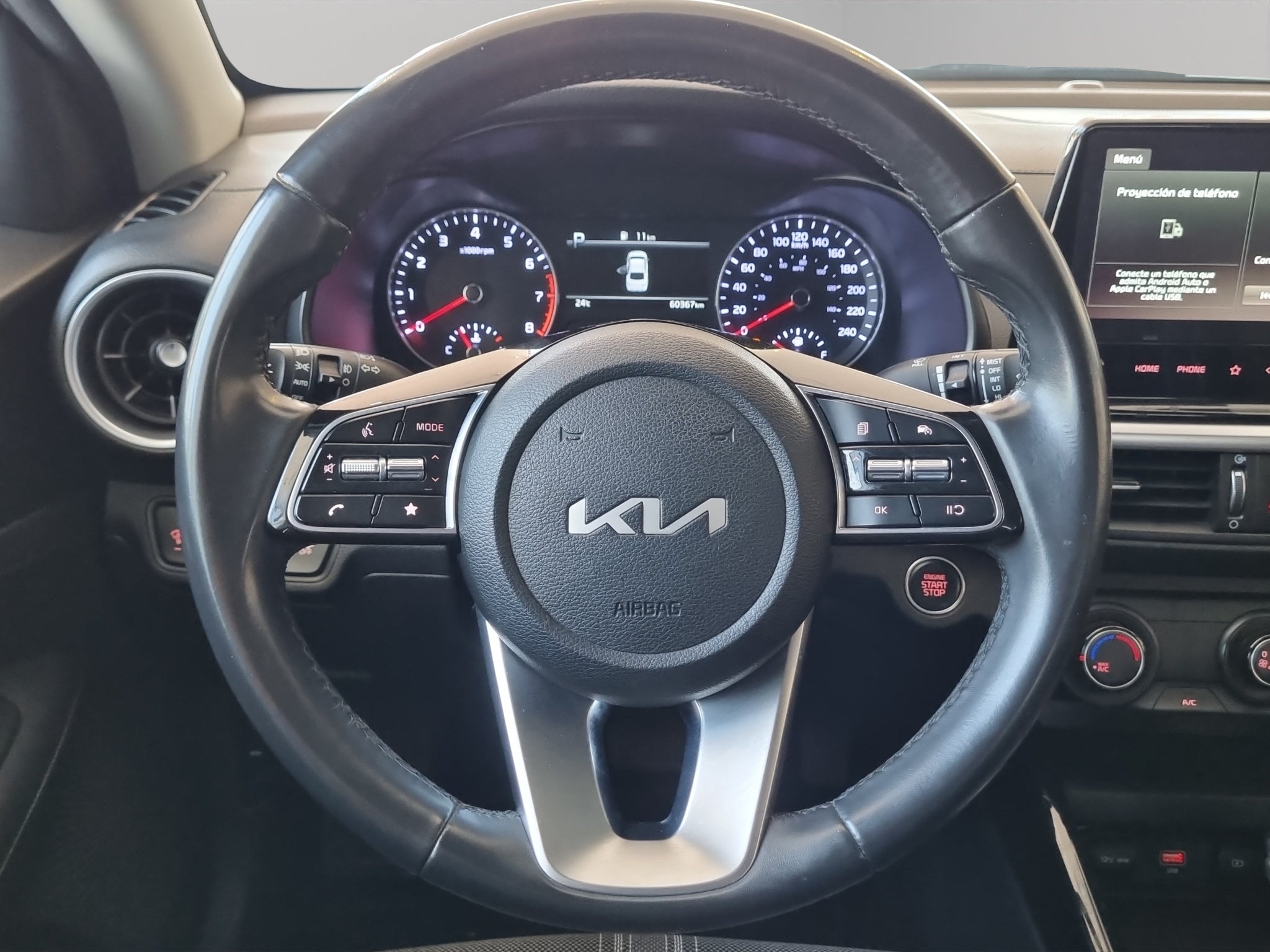 2023 Kia Forte 4 pts. EX, 2.0l, TA, a/ac., f. niebla, RA-16 (línea anterior)