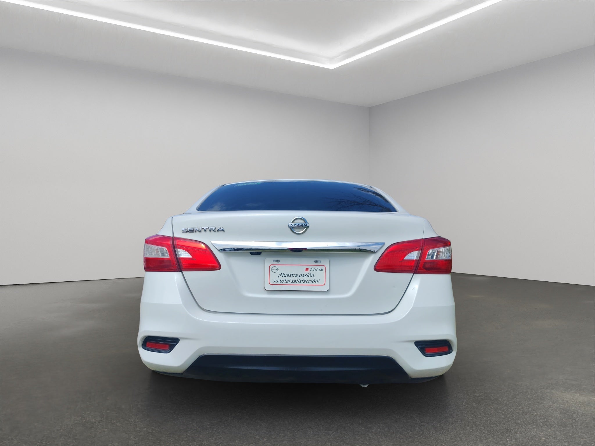 2019 Nissan Sentra 4 pts. Exclusive, TA, a/ac. Aut., piel, QC, GPS, f. led, RA-17 (línea anterior)