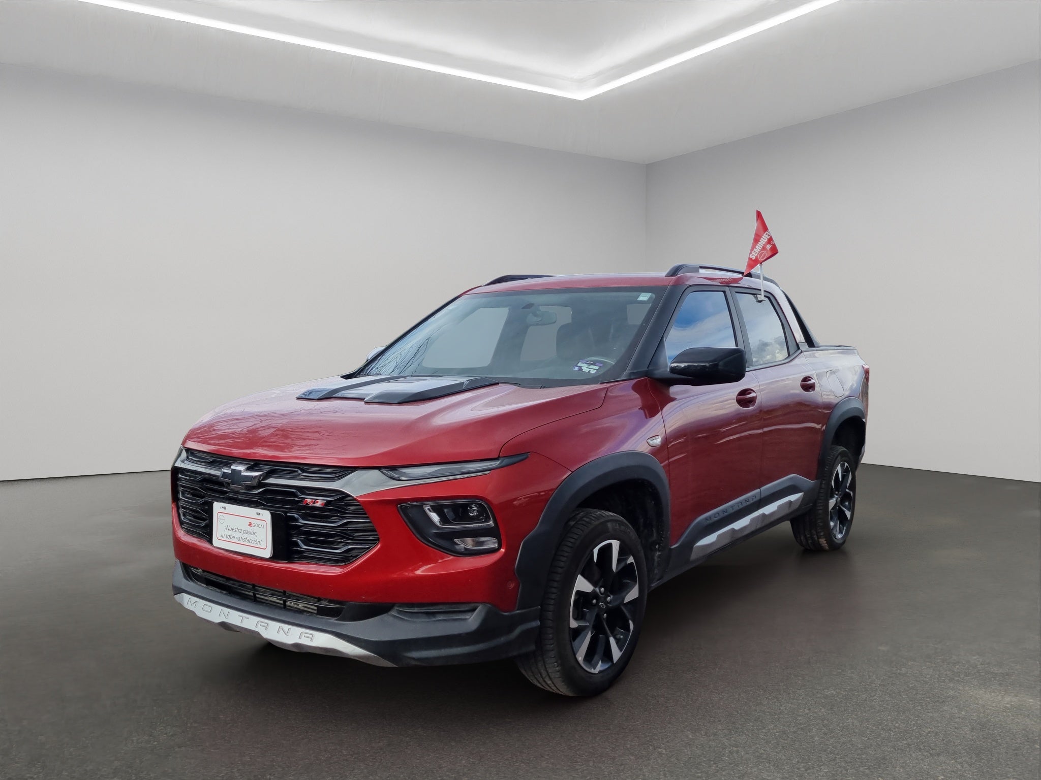 2025 Chevrolet Comerciales Montana Pick-Up 4 pts. RS, Doble Cab., 1.2T, TA, a/ac., RA-17 bitono